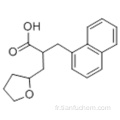 Acide 2-furanpropanoïque, tétrahydro-a- (1-naphtalénylméthyl) - CAS 25379-26-4